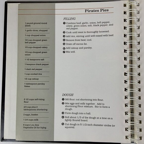 Louisiana Festivals Cookbook Spiral Hardcover 1994 By Lou Ana Gardens - Picture 9 of 14